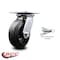 Service Caster 6 Inch Heavy Duty Rubber on Steel Caster with Roller Bearing and Swivel Lock SCC SCC-35S620-RSR-BSL - alternate 6